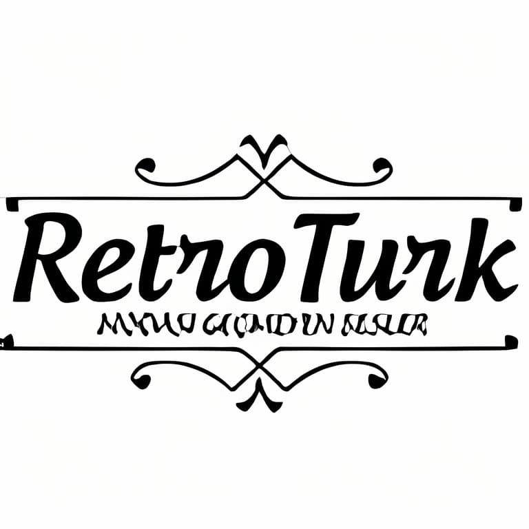retro turk logosu